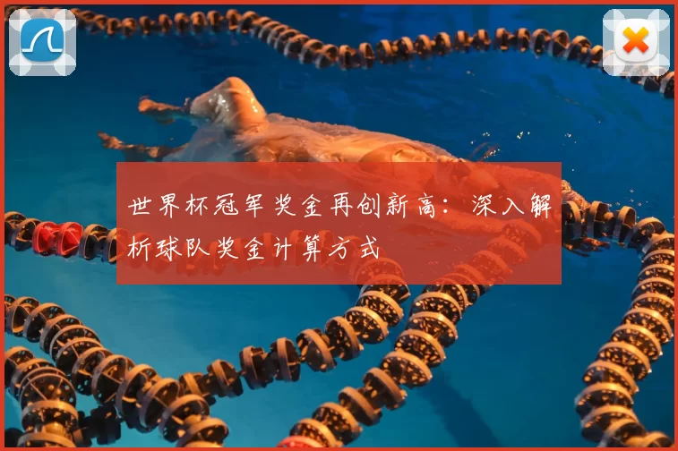 世界杯冠军奖金再创新高:深入解析球队奖金计算方式