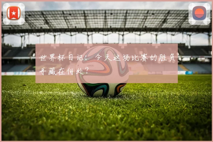 世界杯日记:今天这场比赛的胜负手藏在何处?