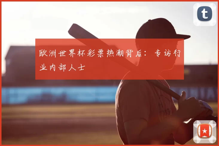 欧洲世界杯彩票热潮背后:专访行业内部人士