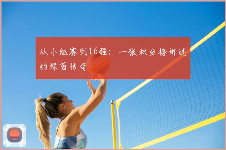 从小组赛到16强:一张积分榜讲述的绿茵传奇