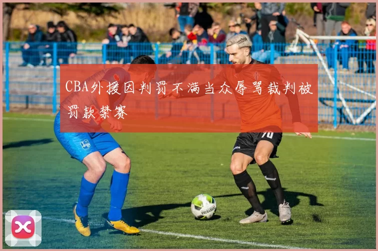 CBA外援因判罚不满当众辱骂裁判被罚款禁赛